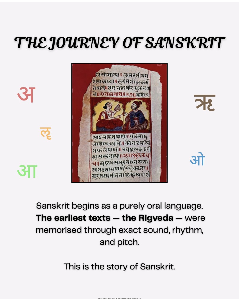 Cover preview for The Journey of Sanskrit